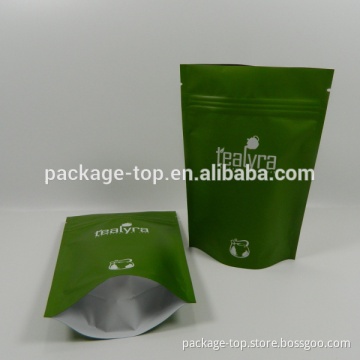 3lb mylar mini lable printing packaging ziplock bag with clear window